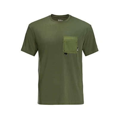 Abbildung von Jack Wolfskin Wanderthirst T M Tshirt basic, Herren, Größe: XXL, Greenwood