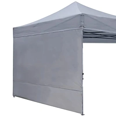 Abbildung von ABCCANOPY Pavillon Seitenwände für 3x3m/3x6m Gartenpavillon Seitenteile,Partyzelt,Faltpavillon,Wasserdicht,ohne Fenster,Grau
