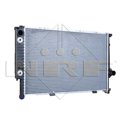 Abbildung von NRF EASY FIT 53870 Kühler, Motorkühlung Aluminium 650 425 42 mit Kolbenclip Kühlrippen gelötet BMW: 5 Touring, Limousine