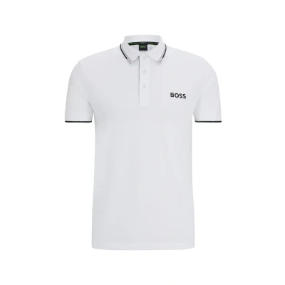 Abbildung von BOSS Herren Paddy Pro Poloshirt, Weiß, XL EU