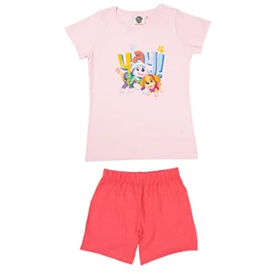 Abbildung von Paw Patrol Set Nachtwäsche für Kinder, Größe: 122/128, Rosa pink