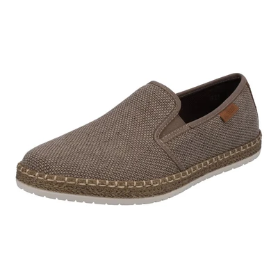 Abbildung von Rieker Espadrille Slipper, Strandschuh, Sommerschuh mit Stretcheinsätzen