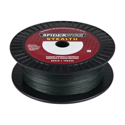 Abbildung von Spiderwire Unisex Erwachsene SS80G 500 Angelschnur, Moosgrün, 500yd