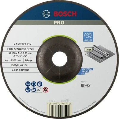 Abbildung von Bosch Accessories 2608600540 Schruppscheibe gekröpft 180 mm 22.23 1 St.
