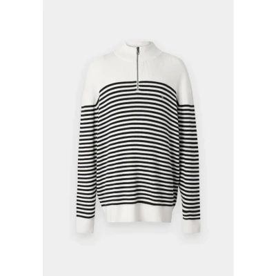 Abbildung von Tommy Hilfiger Racking Structure ZIP MOCK Strickpullover, Herren, Größe: 5XL, Ivory petal/desert sky