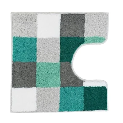 Abbildung von Kleine Wolke 5426675129 WC Vorleger Caro, 55 x cm, Petrol, 4004478230521