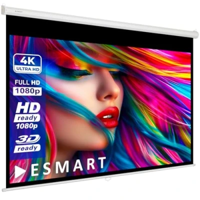 Abbildung von eSmart Germany Rollo Leinwand MIROLO 332 x 187 cm (150&quot;) 16:9