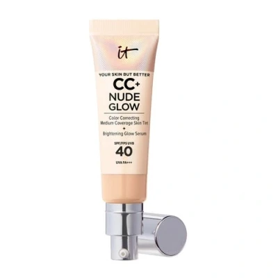 Abbildung von IT Cosmetics Your Skin But Better CC+ Nude Glow SPF 40 Light medium 32 ml