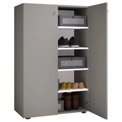 Abbildung von Schuhschrank &quot;Lona XL&quot; 5 Fach Grau