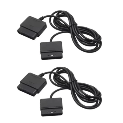 Abbildung von DARLINGTON &amp; Sohns 2 Verlängerungskabel Controllerverlängerung für Playsation PS2 Controller Analog Gamepad Verlängerung