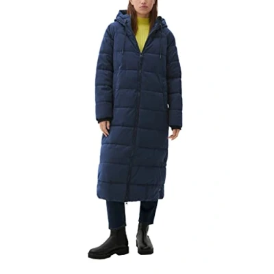 Abbildung von QS MIT Kapuze Wintermantel, Damen, Größe: XXL, Navy