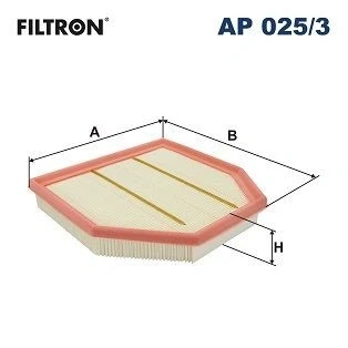 Abbildung von FILTRON AP 025/3 Luftfilter 37,5 214 236 Filtereinsatz BMW: 5 Limousine, 3 4 Coupe