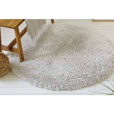 Abbildung von my home Hochflor Teppich &quot;Josetta&quot;, rund, 50 mm Höhe, Langflor, Shaggy, dichter weicher Hochflor, uni farben, Wohnzimmer