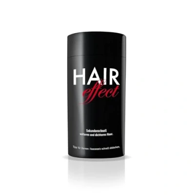 Abbildung von Hair Effect Volles Haar in Sekunden! Hellgraues Premium Streuhaar 26g Schütthaar zur Haarverdichtung und Ansatzkaschierung Authentischer Look Sekunden für Männer Frauen