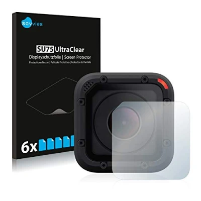 Abbildung von Savvies 6 Stück Schutzfolie für GoPro Hero Session Displayschutz Folie Ultra Transparent