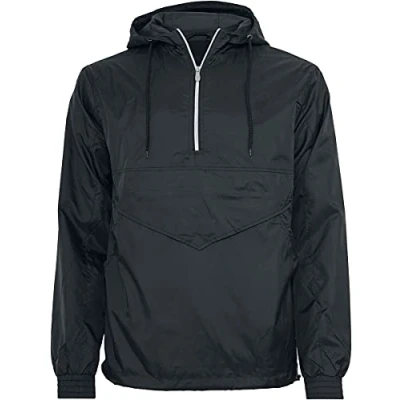Abbildung von Urban Classics TB1019 Herren Jacke Pull Over Windbreaker, Gr. X Large, Schwarz (black 7)