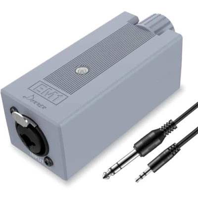 Abbildung von Donner Amplifier Kopfhörer Portable, In Ear Monitor Kopfhörerverstärker Bühnenverstärker Analog Wandler, Clip on Wiederaufladbarer tragbarer persönlicher