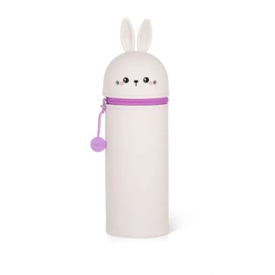 Abbildung von LEGAMI 2 in 1 Weiche Silikontasche Kawaii, Giraffe Schultasche, Tischstifthalter, Reißverschluss, Silikon, Stiftetasche Buntstifte Marker, H 18,5 cm
