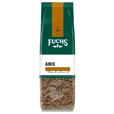 Abbildung von Fuchs Gewürze Anis Samen ganz im recyclebaren Nachfüllbeutel 60 g