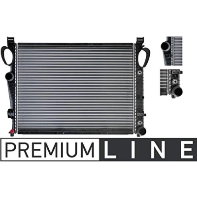 Abbildung von MAHLE ORIGINAL CR 304 000P Kühler, Motorkühlung für Fahrzeuge mit/ohne Klimaanlage 641 480 26 Kühlrippen mechanisch gefügt