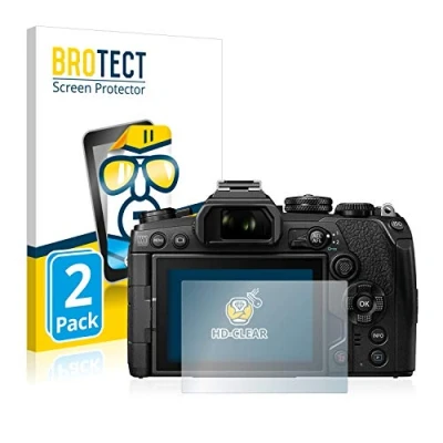 Abbildung von BROTECT (2 Stück Schutzfolie für Olympus OM D E M1 Mark III Displayschutz Folie Ultra Klar