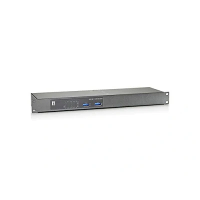Abbildung von Digital data communication LevelOne 16 Port Fast Ethernet PoE Switch,