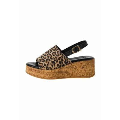 Abbildung von Tamaris Sandalette Damen Keilabsatz braun,EU 36