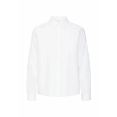 Abbildung von b.young Hetila Hemdbluse, Damen, Größe: 44, Optical white