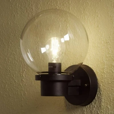 Abbildung von Außenwandleuchte Nemi ohne Sensor, schwarz