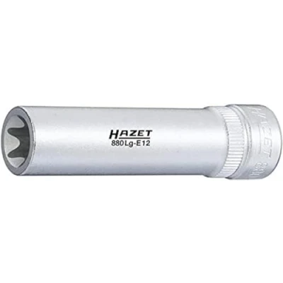 Abbildung von HAZET TORX 880LG E12 Steckschlüsseleinsatz Chrom Vanadium Stahl