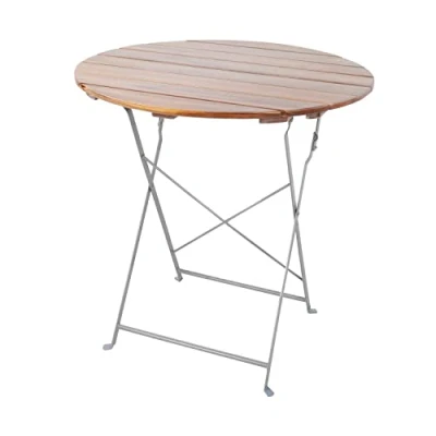 Abbildung von Mojawo Küchentisch Biergarten Tisch Klapptisch Gartentisch Stehtisch klappbar Stahl Ø80cm