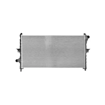 Abbildung von VAN WEZEL 09002278 Kühler, Motorkühlung Aluminium 710 368 32 Kühlrippen gelötet CITROËN: C5 III Kombi, C6 Limousine, PEUGEOT: 407 Coupe
