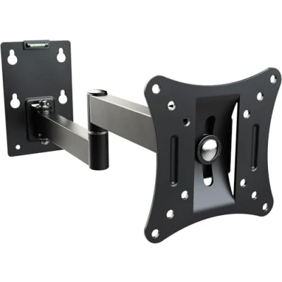 Abbildung von RICOO PC Monitor Wandhalterung Schwenkbar Neigbar für 13 29 Zoll, Halterung Wand R02 11, Monitorhalterung, Bildschirmhalterung, Bildschirm 27 VESA 75 x 75, 100x100 mm