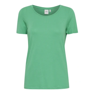 Abbildung von ICHI Ihlisa Tshirt print, Damen, Größe: Medium, Holly green