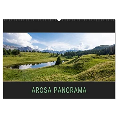 Abbildung von Arosa Panorama (Wandkalender 2025 DIN A2 quer), CALVENDO Monatskalender
