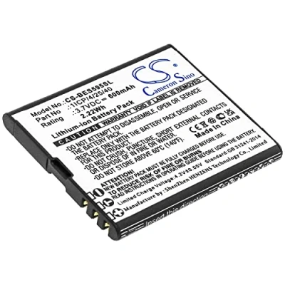 Abbildung von TECHTEK akku Kompatibel mit [Bea fon] SL495, SL595, SL595 Plus Ersetzt 1ICP/4/25/40, Schwärze, One Size
