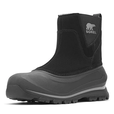 Abbildung von Sorel Buxton PULL ON WP Stiefelette, Herren, Größe: 41, Black/quarry Leder/synthetik