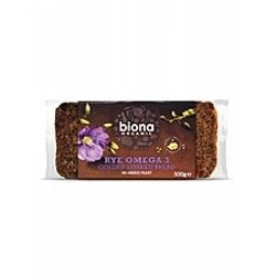 Abbildung von Biona Bio Omega Roggenbrot 500 g, 3 Packungen