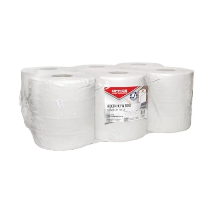 Abbildung von Papierhandtücher Recyclingpapier weiß 2 lagig 120m 1 Stk.