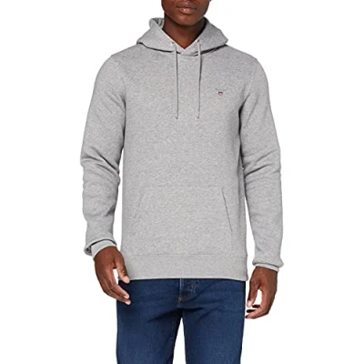 Abbildung von GANT Original Kapuzenpullover, Herren, Größe: XS, Grey melange