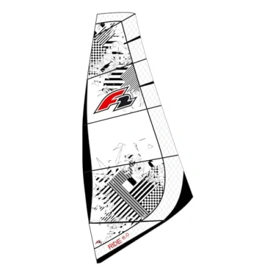Abbildung von F2 Windsurf Segel Ride Komplett Rigg 6 qm Schwarz 2024/25