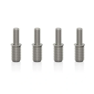 Abbildung von VIABLUE 4 Stk Gewindestäbe Gewindeadapter M6/M4 (M4 silber)