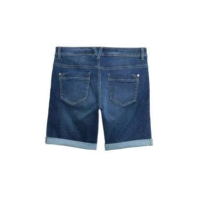 Abbildung von TOM Tailor Alexa SLIM Bermuda Jeans Shorts, Damen, Größe: 26, Mid stone wash denim