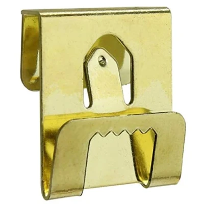 Abbildung von Taskar Aufhänger zum Anklemmen von Sägezahnen, goldfarben, 2 3 mm, 20 Stück