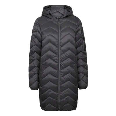 Abbildung von Fransa Frbapadding Wintermantel, Damen, Größe: Large, Black