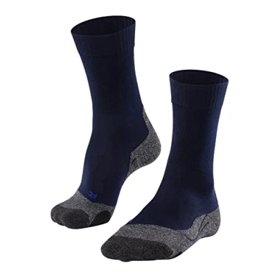 Abbildung von FALKE Damen Tk2 Explore Cool Lyocell Funktionsmaterial Antiblasen Dick Wandersocken, Blau Marine 6120, 39 40 EU