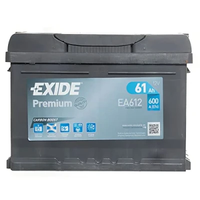 Abbildung von EXIDE PREMIUM EA612 Batterie 12V 61Ah 600A B13 OPEL: Insignia A Sports Tourer, Corsa D Schrägheck, Limousine, FORD: FIESTA 5