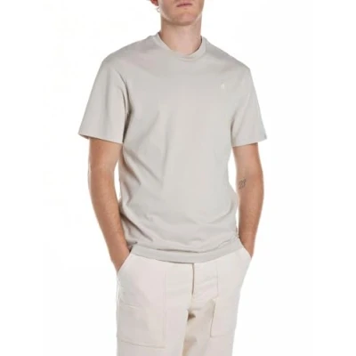 Abbildung von Replay Tshirt basic, Herren, Größe: XL, Alabaster