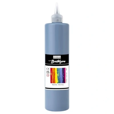 Abbildung von SÜDOR ACRYLFARBE 500 ml Geeignet für Acryl Pouring. Hochpigmentierte Künstler Malfarben zum Bemalen auf Holz, Leinwand, Stein, Papier, Stoff, Metall. Wasserfest. Vegan. (BlauGrau)