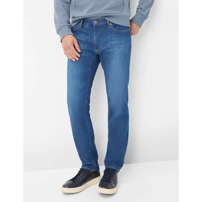 Abbildung von BRAX Style Chuck Jeans Straight Leg, Herren, Größe: 33x32, Regular blue used